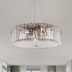 Maytoni Recinto hanglamp, Ø 40 cm, kristal, 6 x E27