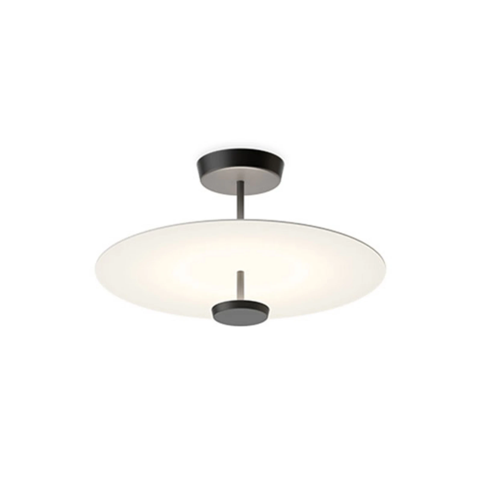 Vibia Flat LED mennyezeti világítás, 2 izzós, Ø 55 cm, fehér