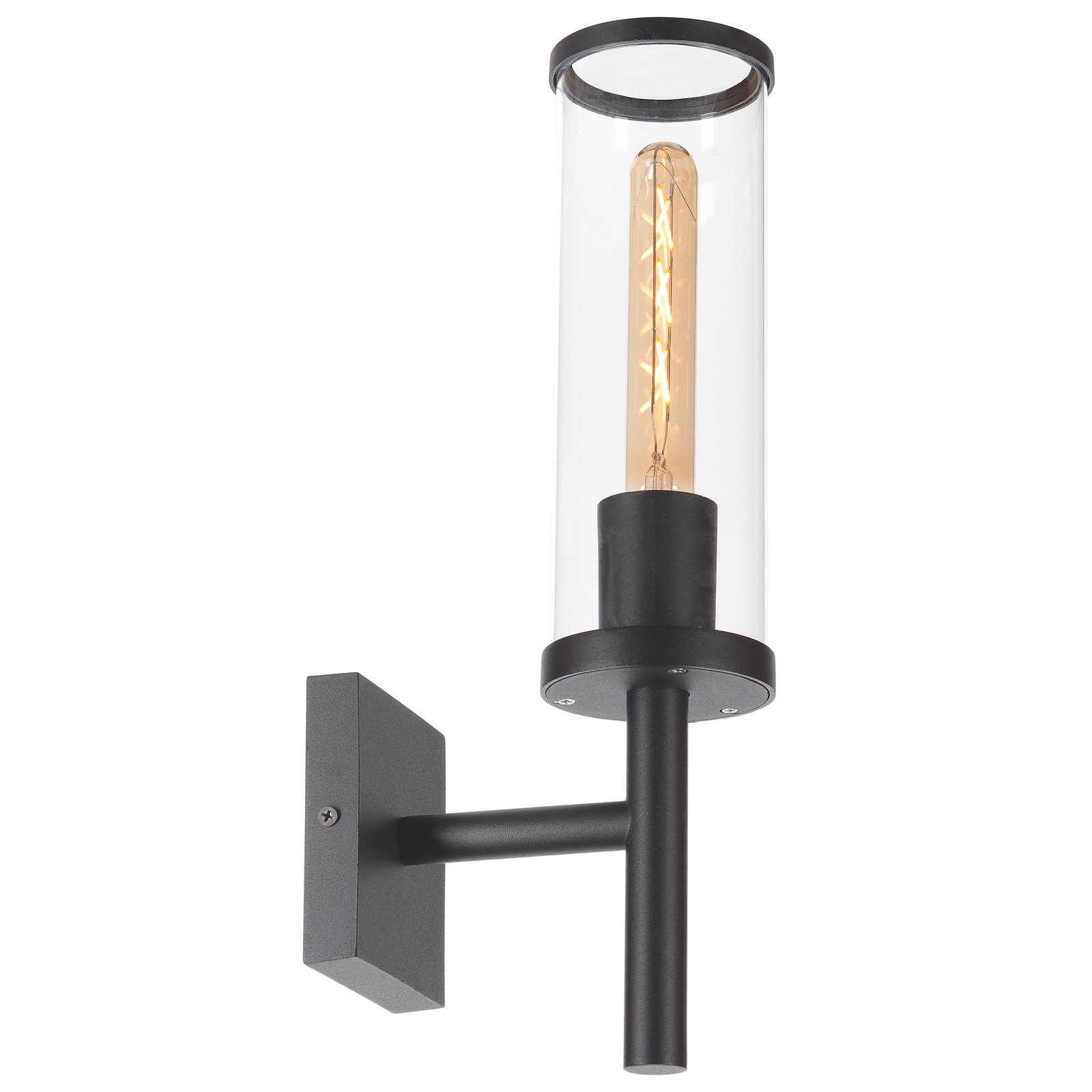 Zanta Aplique Exterior H39 IP54 Negro - Lucande
