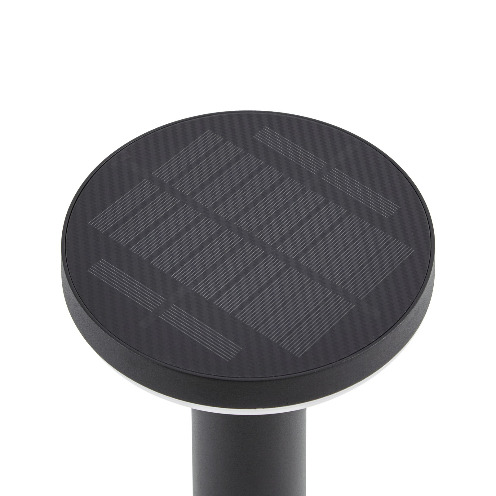 PRIOS LED-zonne-energie-plintlamp Kalen, zwart, 50 cm, sensor PRIOS LED-zonne-energie-plintlamp Kalen, zwart, 50 cm, sensor