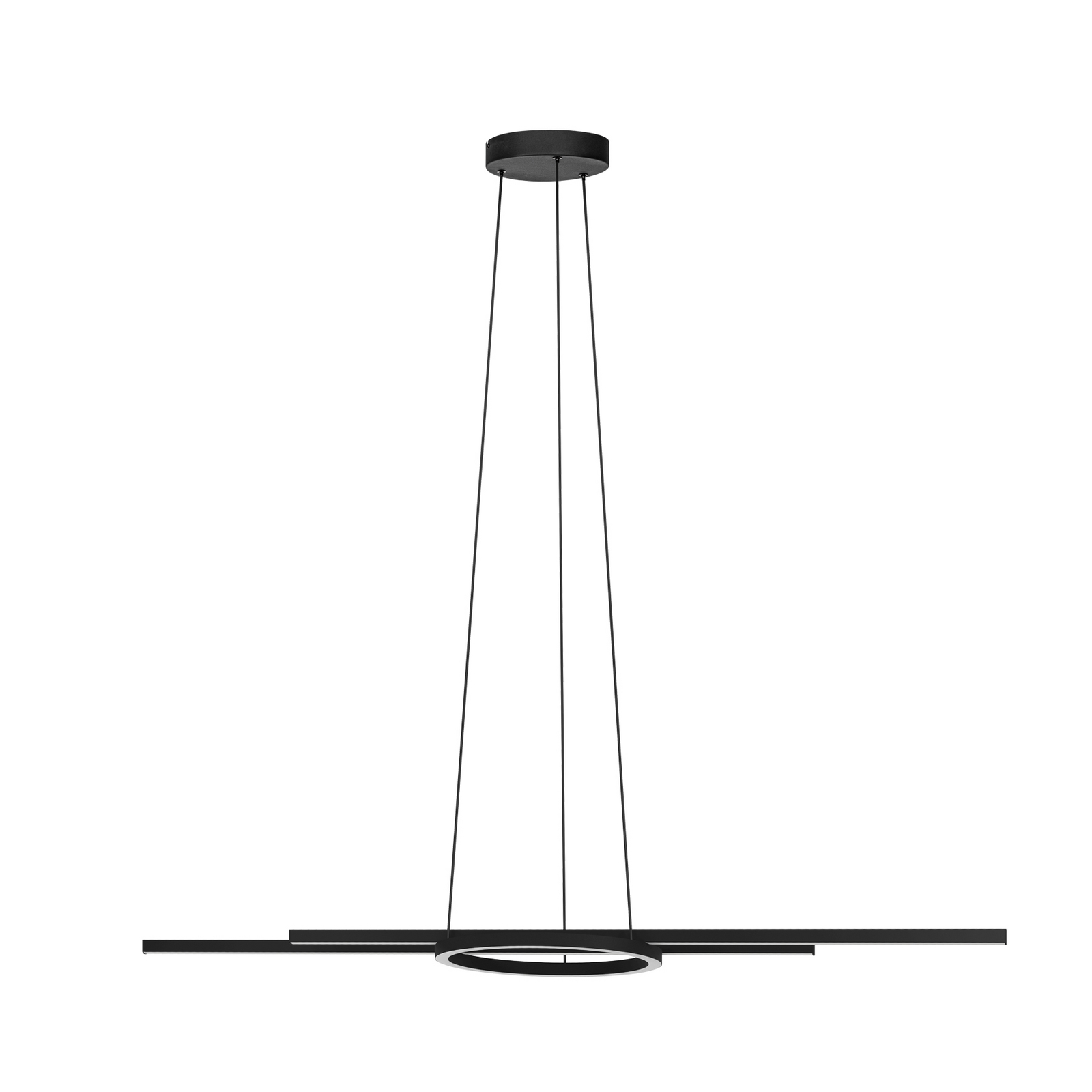 LED pakabinamas šviestuvas Zillerio-Z juodas ZigBee CCT dim