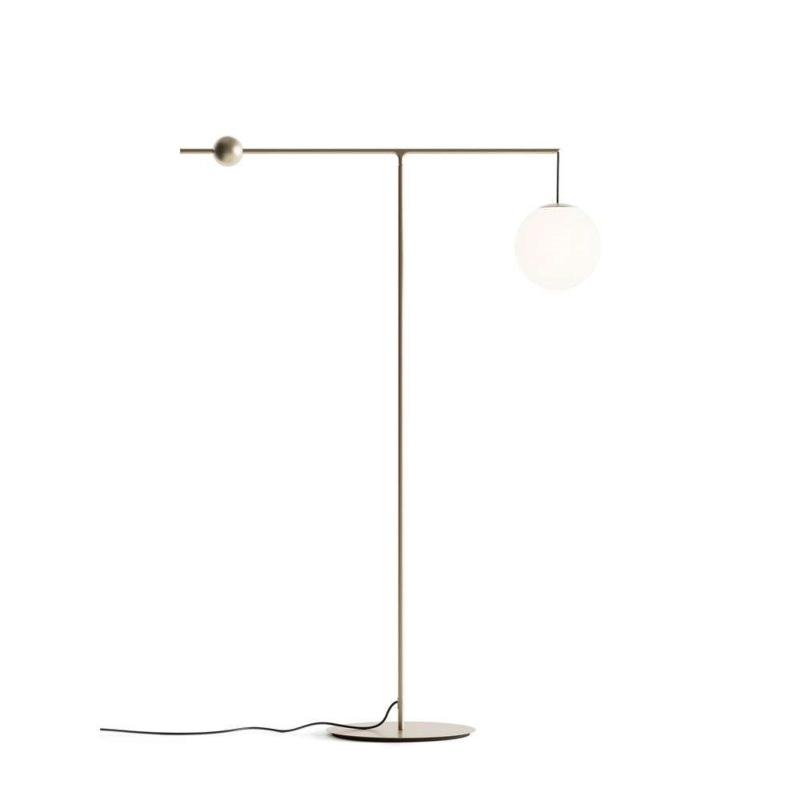 Malamata Floor Lamp Brushed Brass - Luceplan