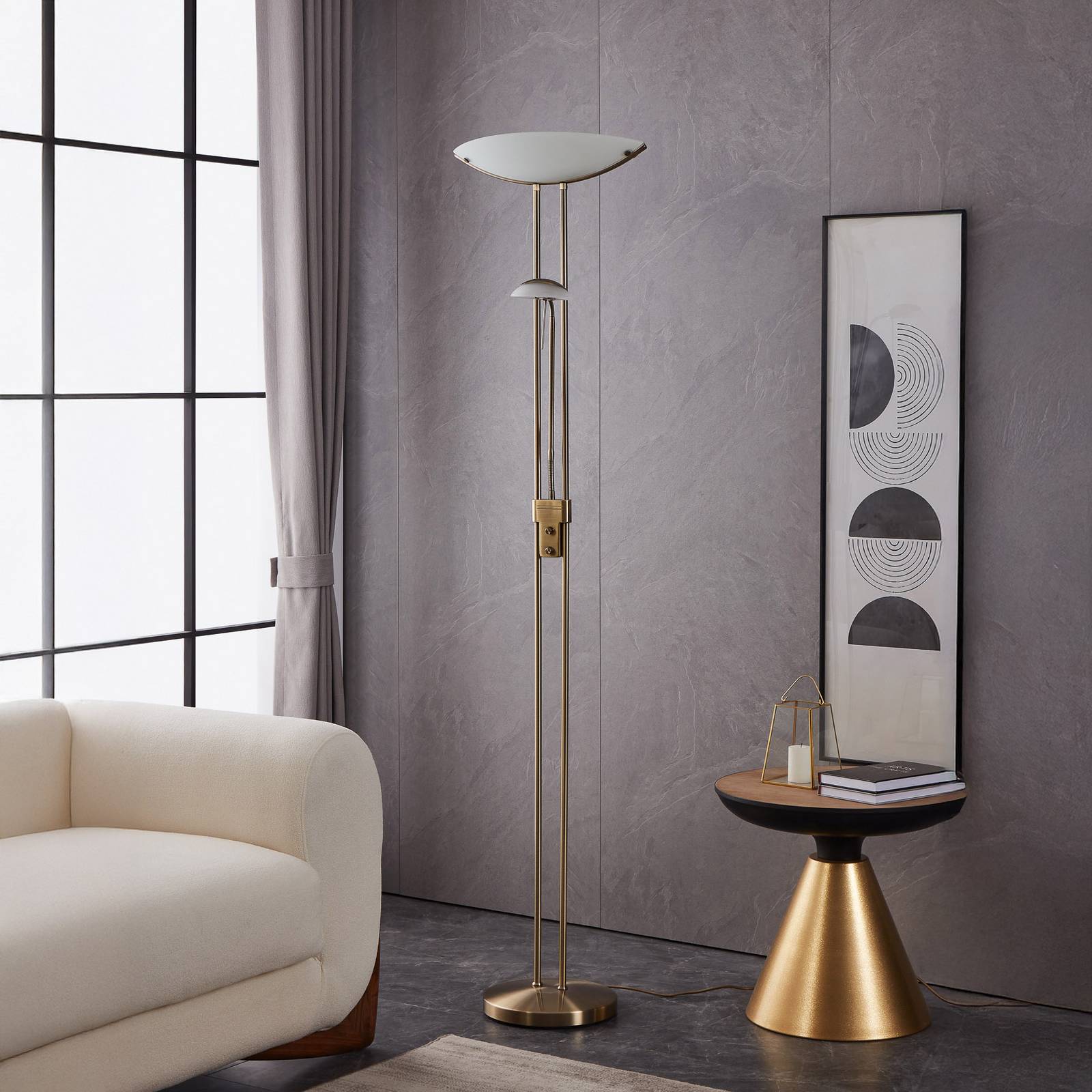 Stehleuchte Baya brüniert günstig online kaufen