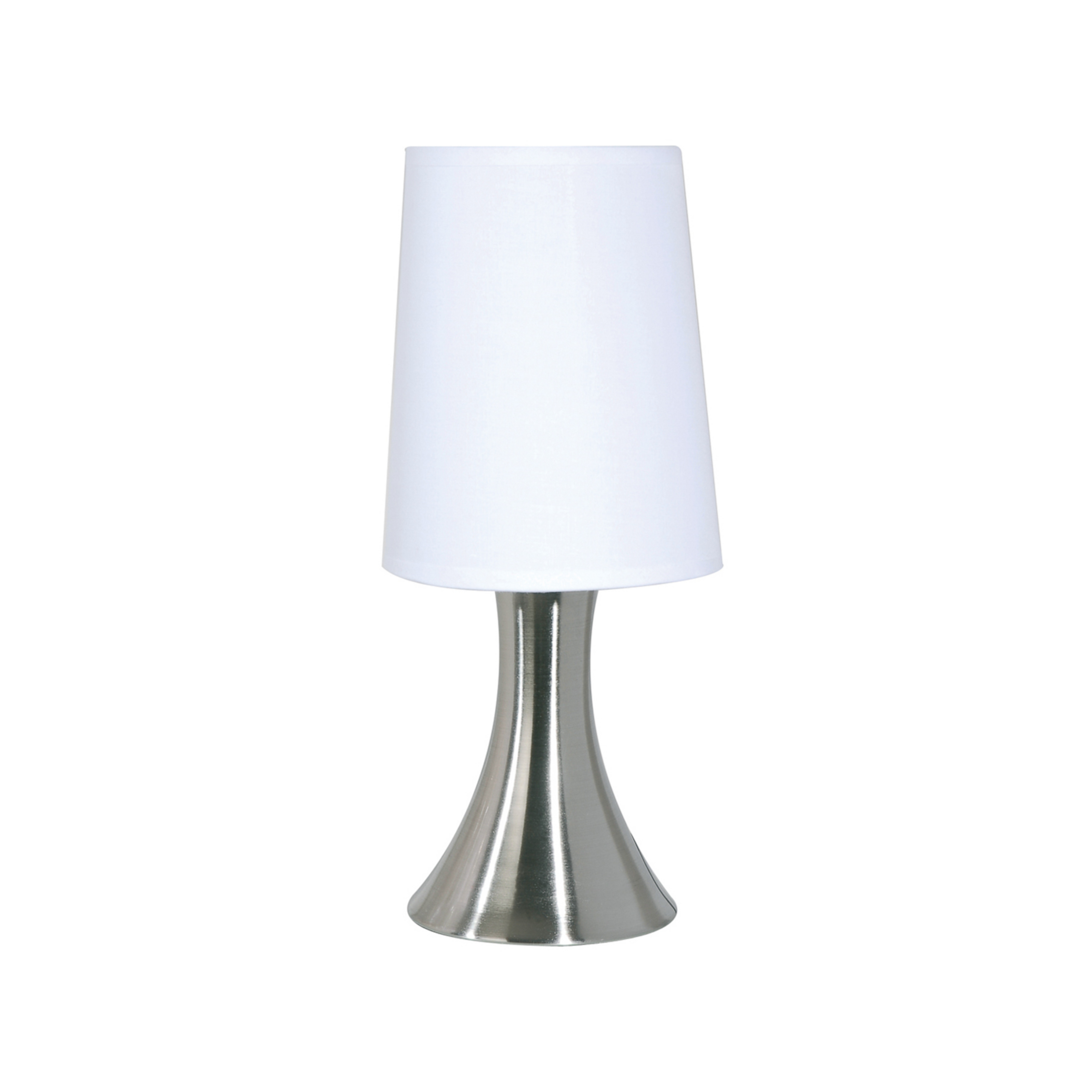 Stolní lampa Tilt, hliník/bílá, výška 31 cm – COREP SAS