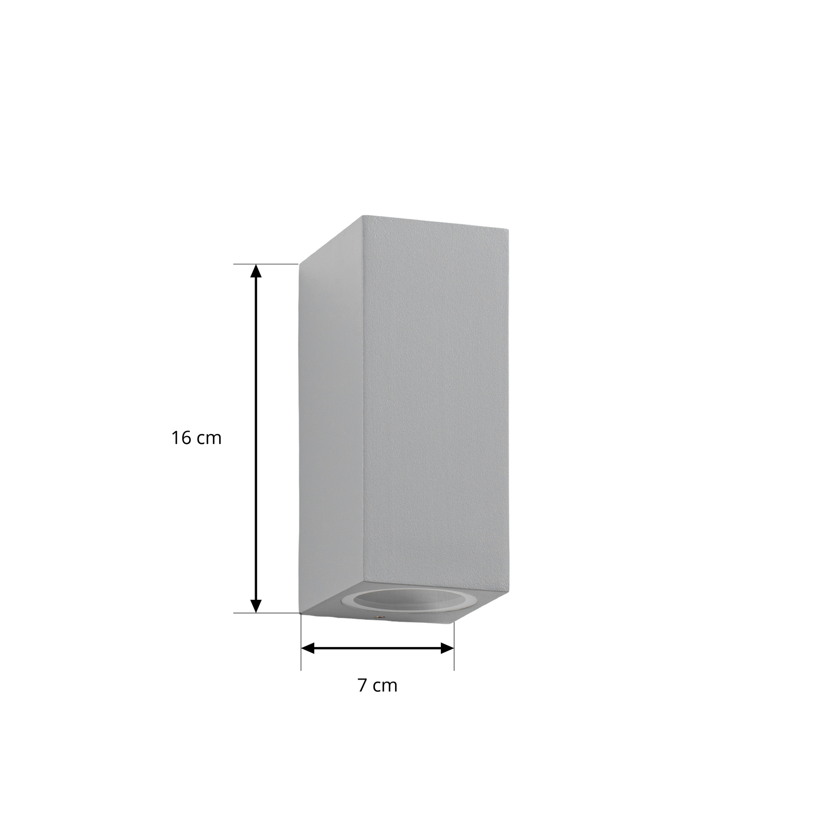 Lucande Außenwandleuchte Xava, up/down, grau, 2-flg., GU10 Lucande Außenwandleuchte Xava, up/down, grau, 2-flg., GU10