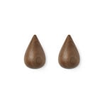 Dropit Hooks Large 2 pcs. Walnut - Normann Copenhagen