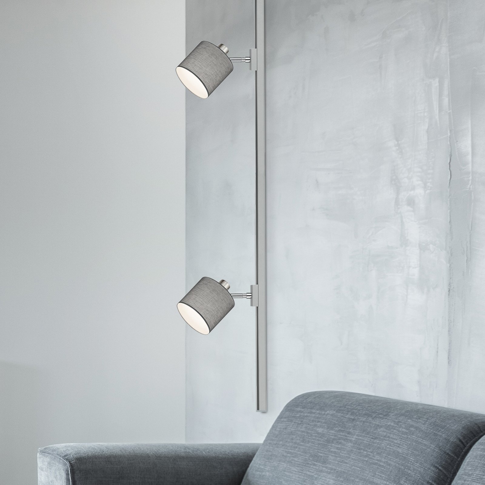 Schienenset DUOline Hotel/Tommy, titan, 4 m, 7-flg., E27/E14