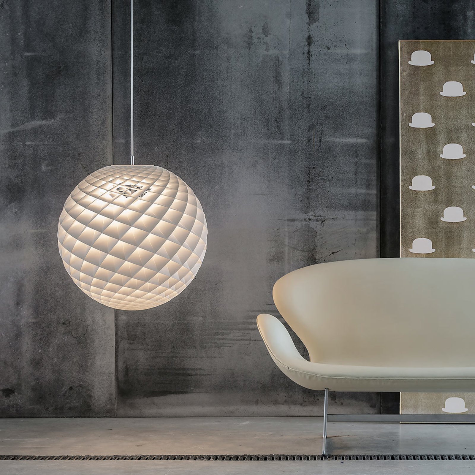 Patera 600 Závěsná Lampa White - Louis Poulsen