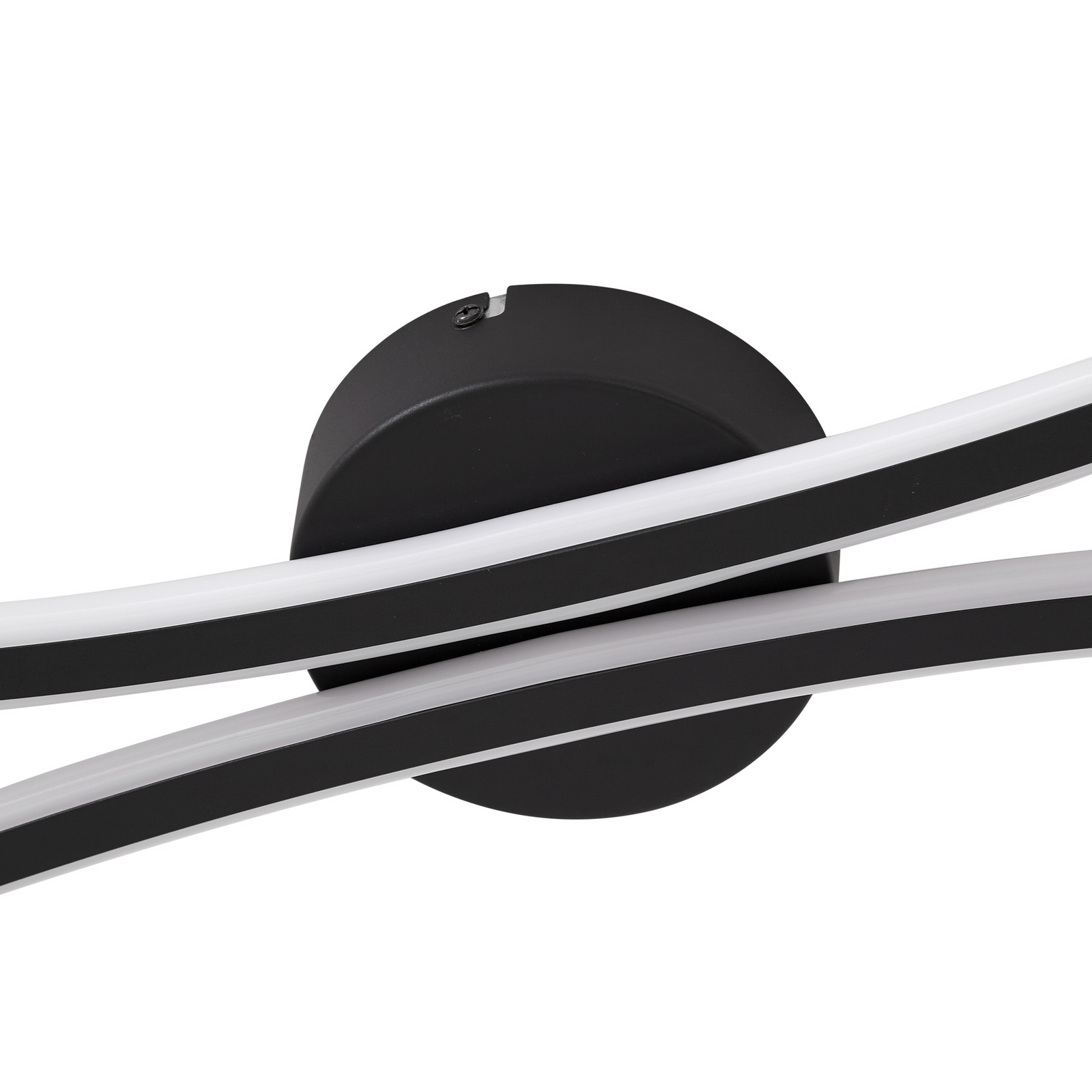 Ravion LED-loftlampe, 90 cm, sort, 3.000 K - Lindby