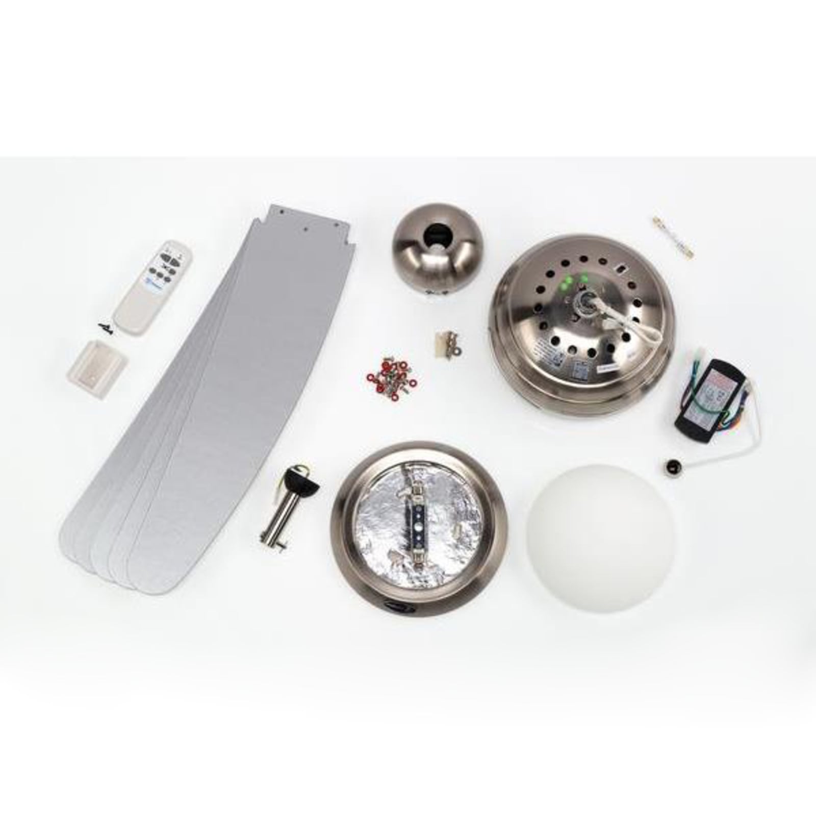 Ventilateur Bendan avec éclairage, argent - Westinghouse Ventilateur Bendan avec éclairage, argent - Westinghouse