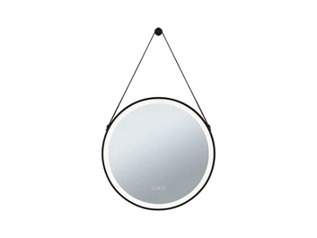 Mirra LED Illuminated Spiegel IP44 Dim. Black/Mirror - Paulmann