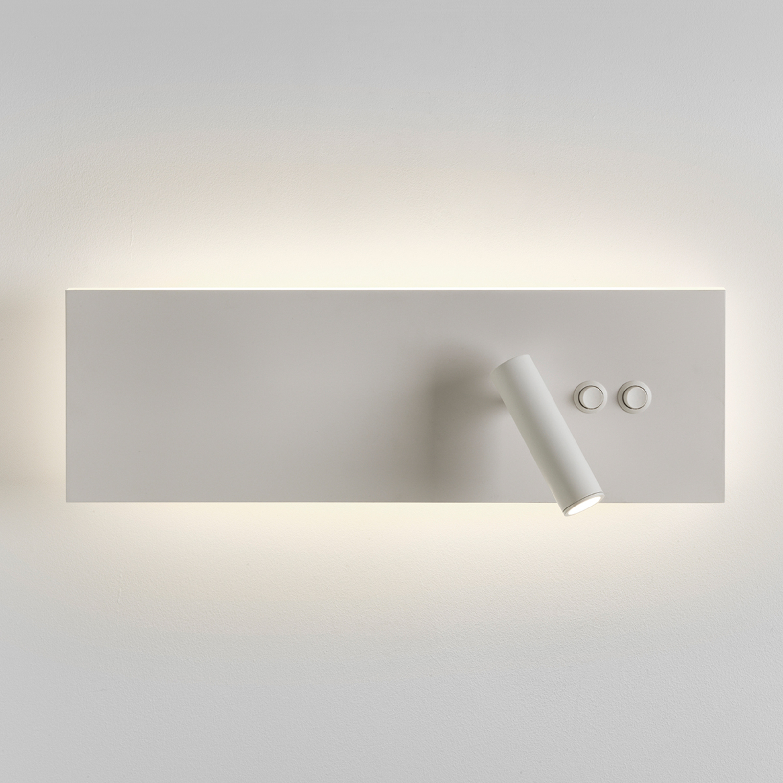 Astro White LED wall light Edge Reader, modern design, for Bedroom, steel, energy efficiency: A+, W: 15 cm, H: 45 cm