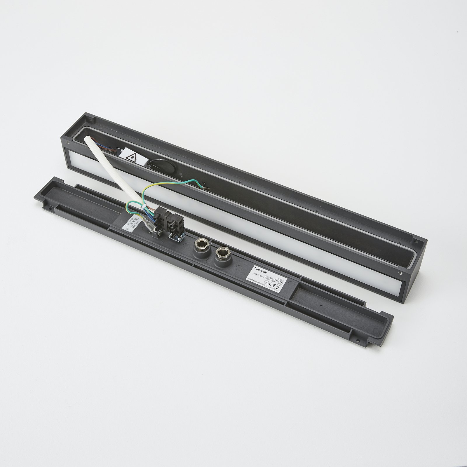 Tuana Außen Wandleuchte IP65 Graphite - Lucande