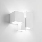 Heraea wall light made of plaster 3-bulb