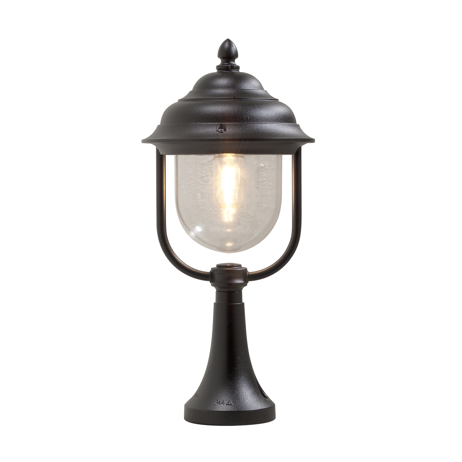 Bellissima lampada con piedistallo Parma, nera