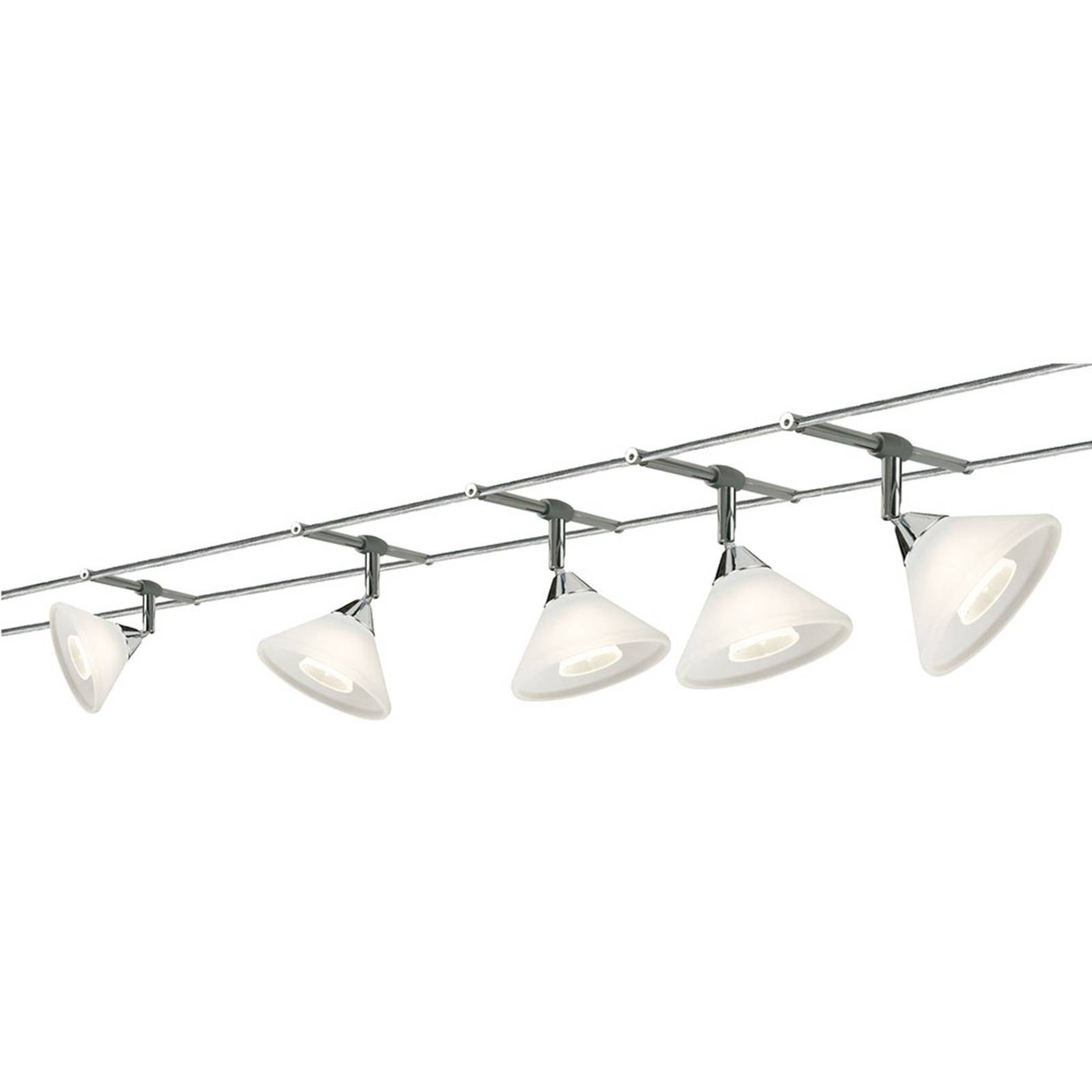 Paulmann Colmar cable lighting system 5-bulb GU4