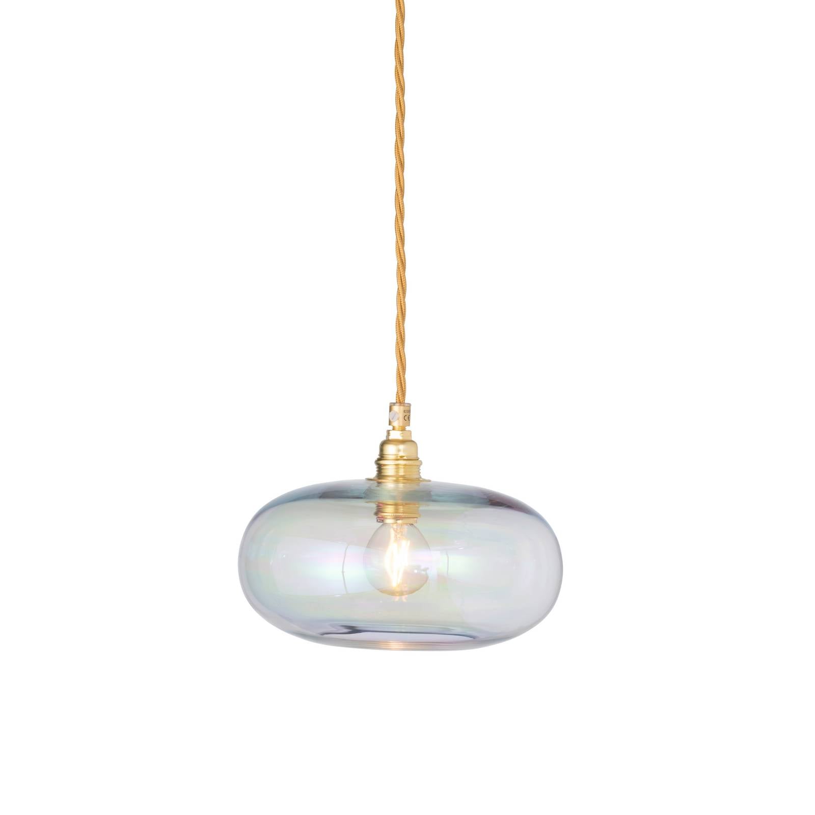 Suspension EBB & FLOW Horizon, transparente, verre, Ø 21 cm