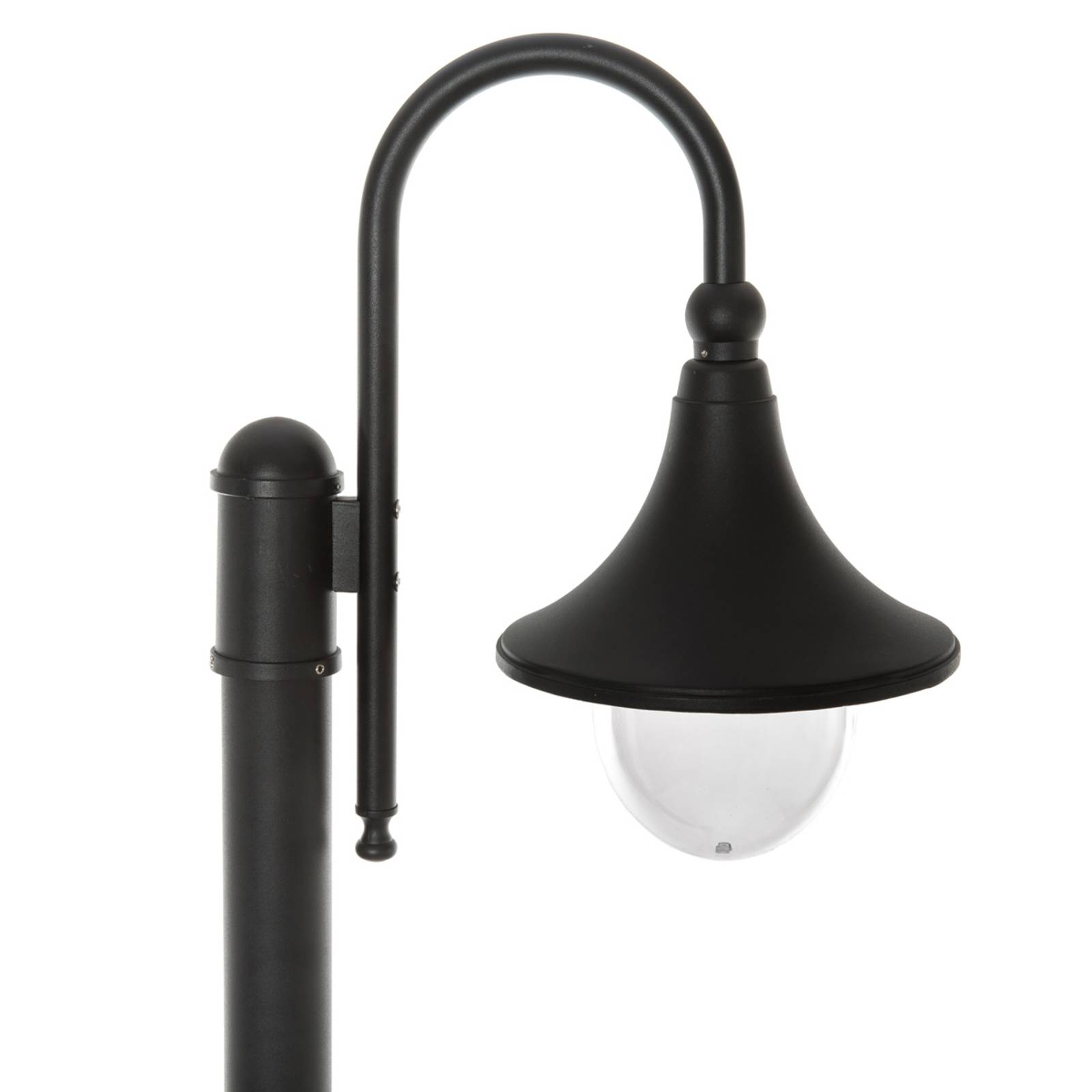 Lampa zewnętrzna Lindby Daphne, 220 cm, czarna, E27, IP44