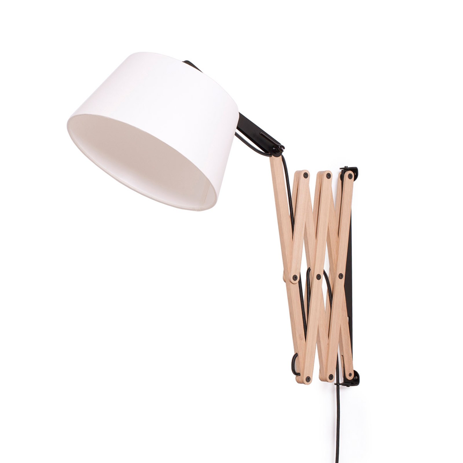 Wandlamp Edward met schaararm