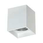 Deckenlampe Downlight square, weiß mit Reflektor