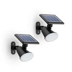 Philips LED слънчева стенна лампа Jivix, 2 броя