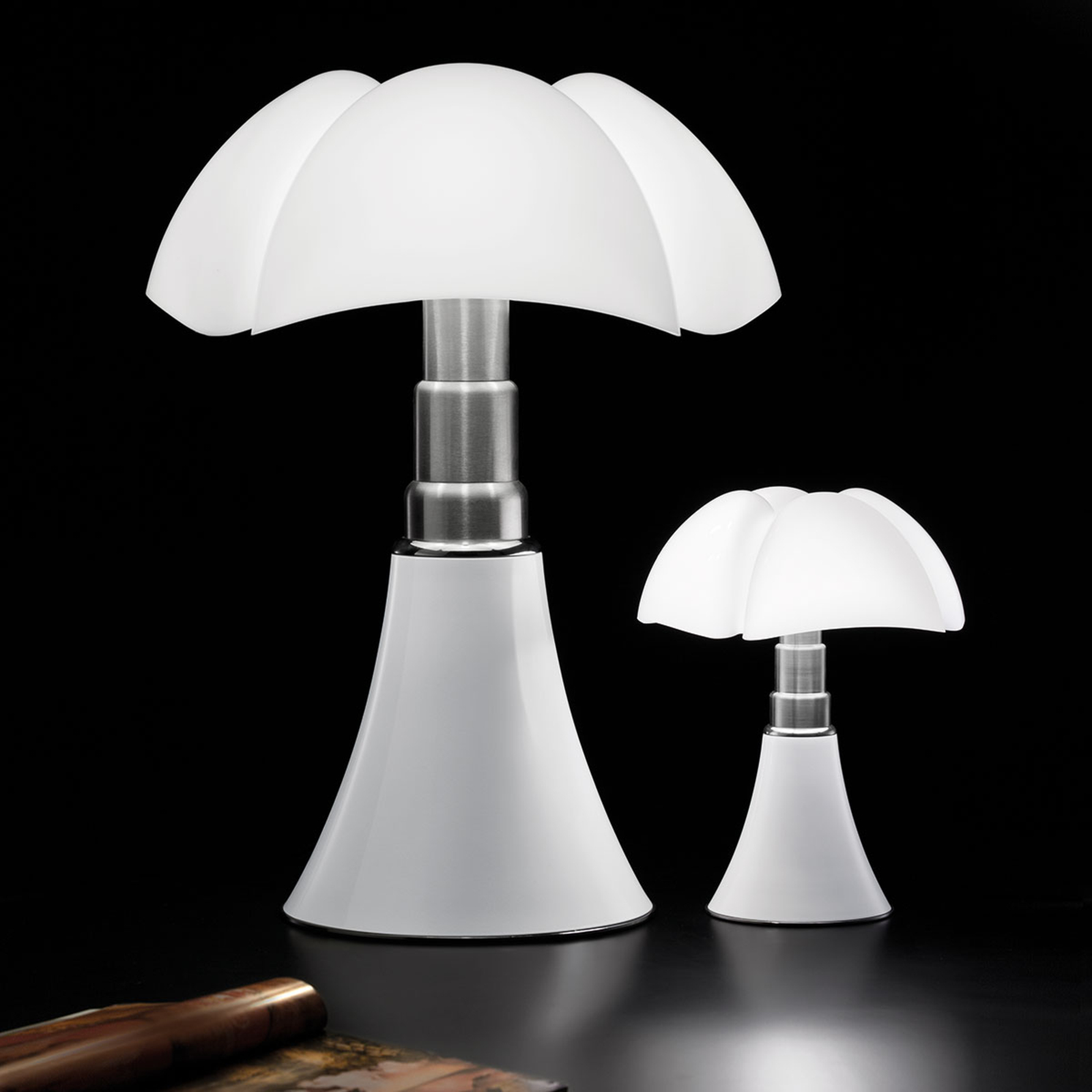 Martinelli Luce Pipistrello lámpara de mesa blanco