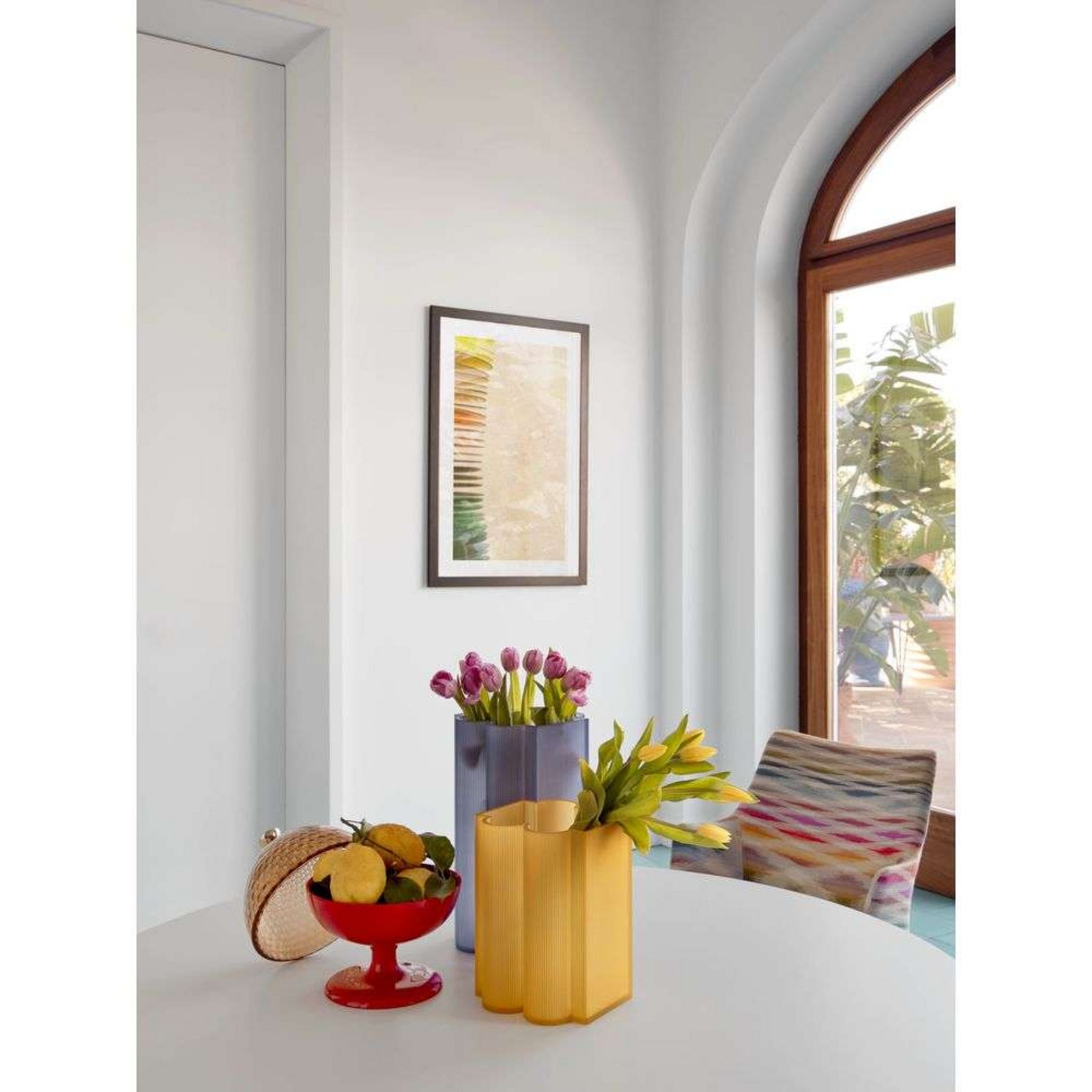 Okra Vase Low Yellow - Kartell