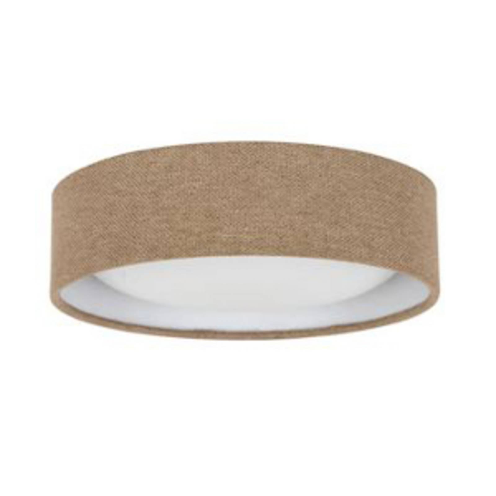 Beacon Deckenleuchte Uno, beige, Textil, Ø 25 cm, GX53 günstig online kaufen