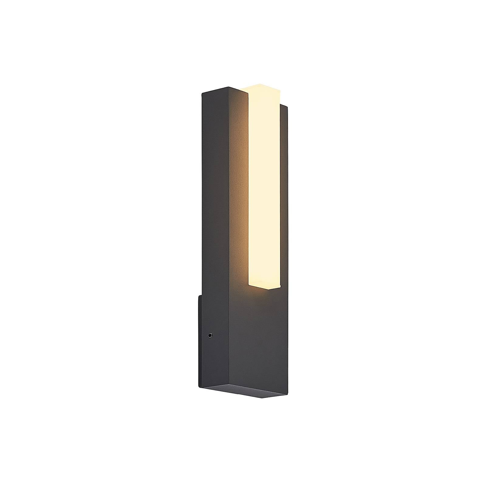 Lucande LED-Außenwandleuchte Virgalia, 31cm, anthrazit, IP65