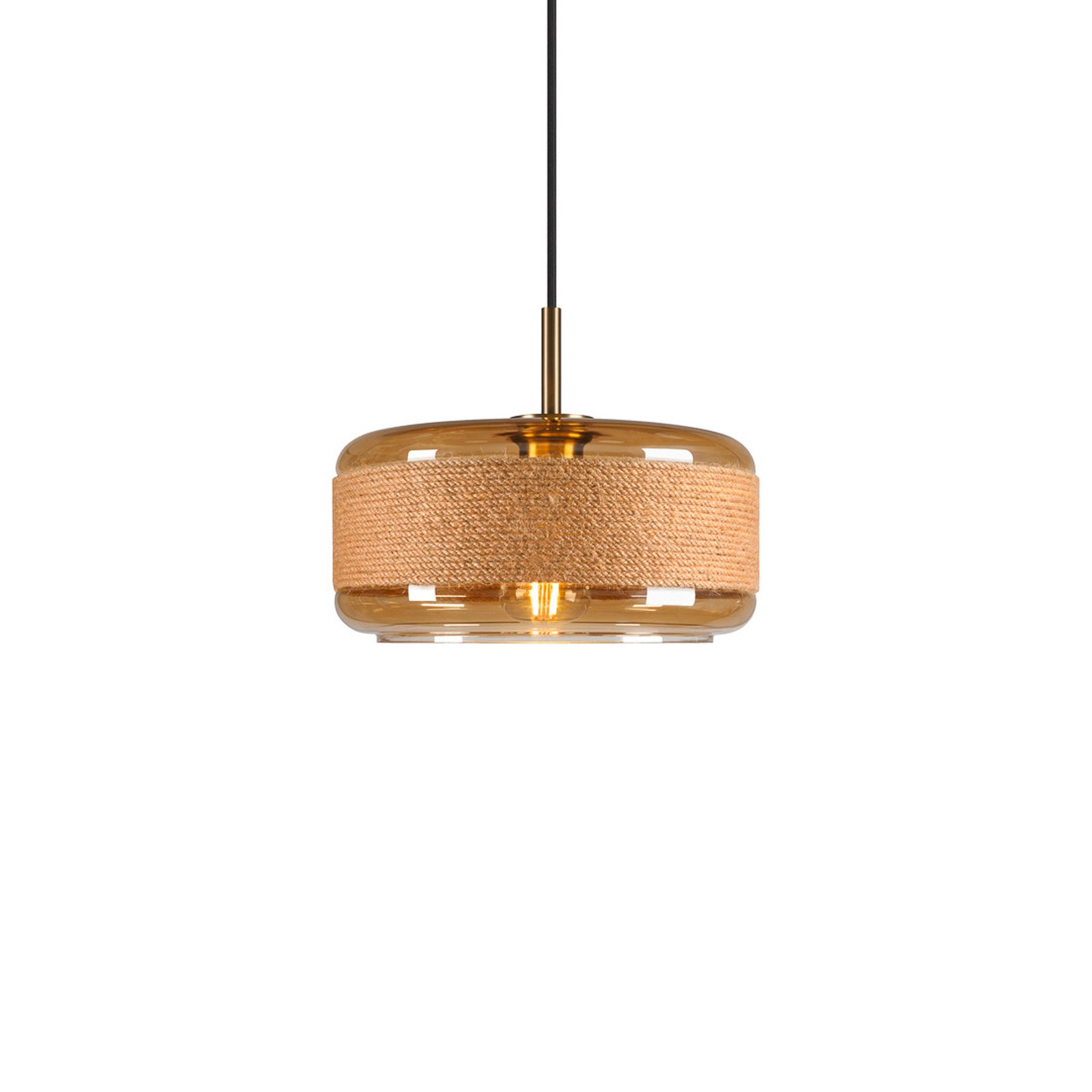"Pantilo Rope 27" pakabinamas šviestuvas, aukso spalvos, plienas, Ø 27 cm