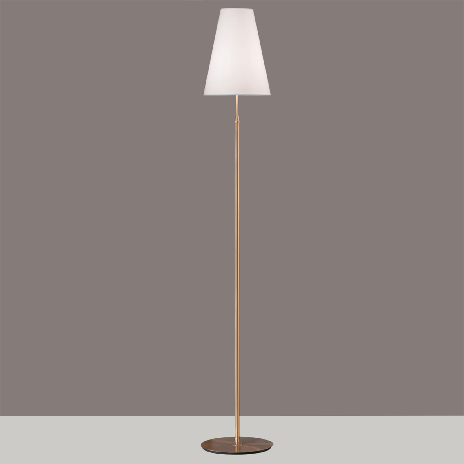 gold coloured floor lamps