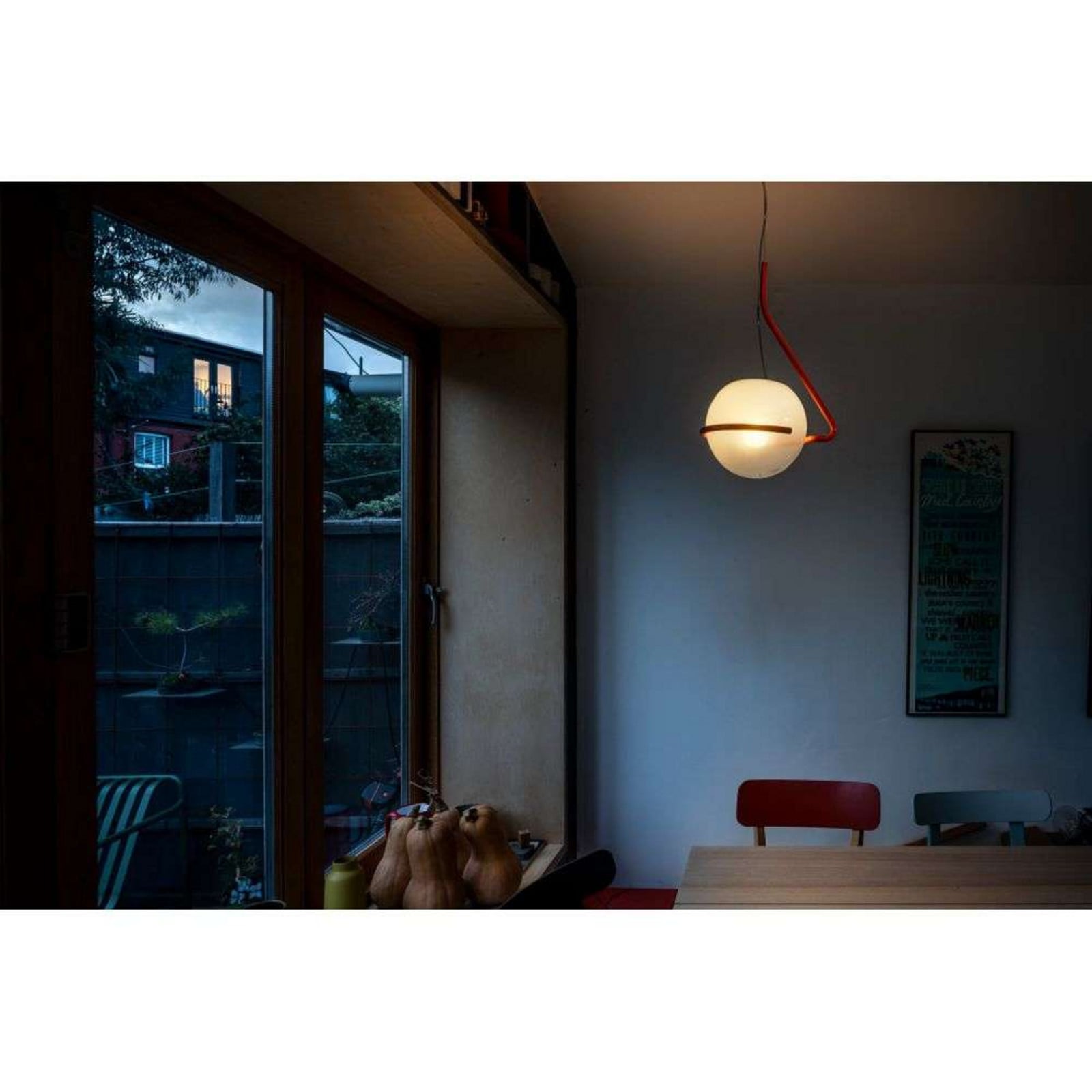 Tonda Pendelleuchte Orange/White Foscarini - Esszimmer - Metall