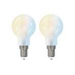 LUUMR Smart LED лампа с капчици, комплект от 2 броя, E14, 4,2 W, матова,