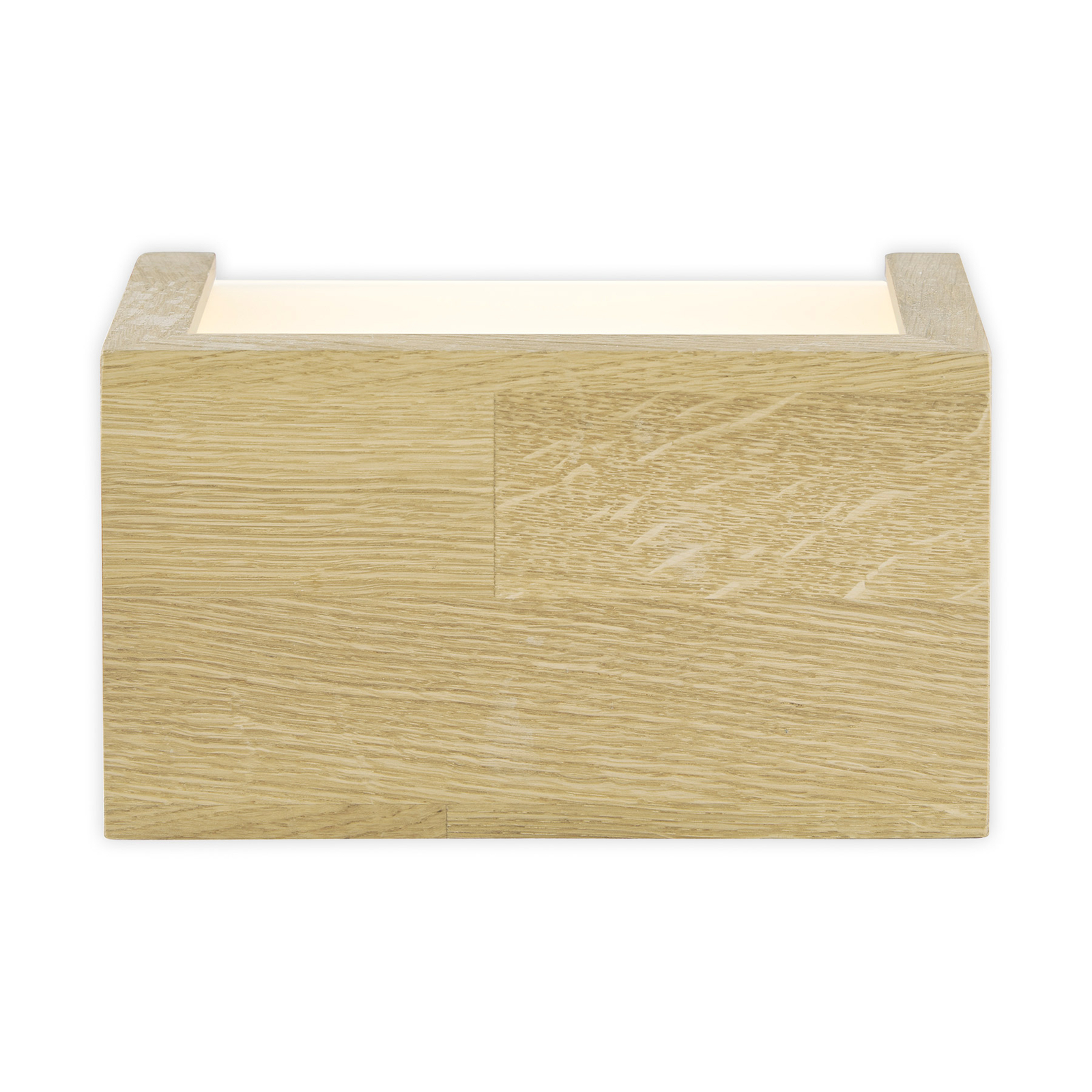 HerzBlut Timon LED wall lamp up/down natural oak