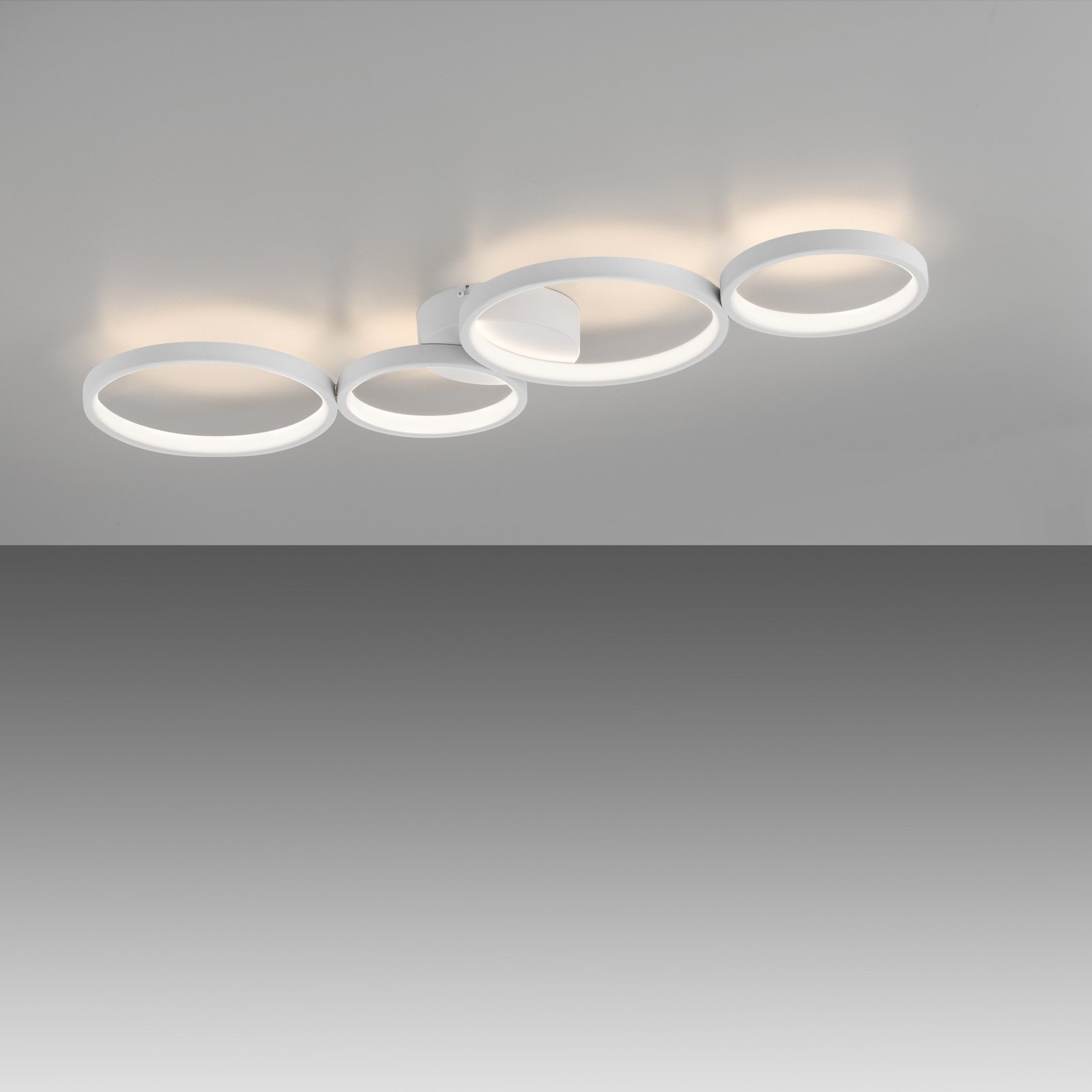 Paul Neuhaus Kiringe Candeeiro de teto LED, Dime LED em 3 fases