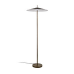 LED-Stehlampe Amalo platinfarben, Höhe 145 cm, Metall, CCT