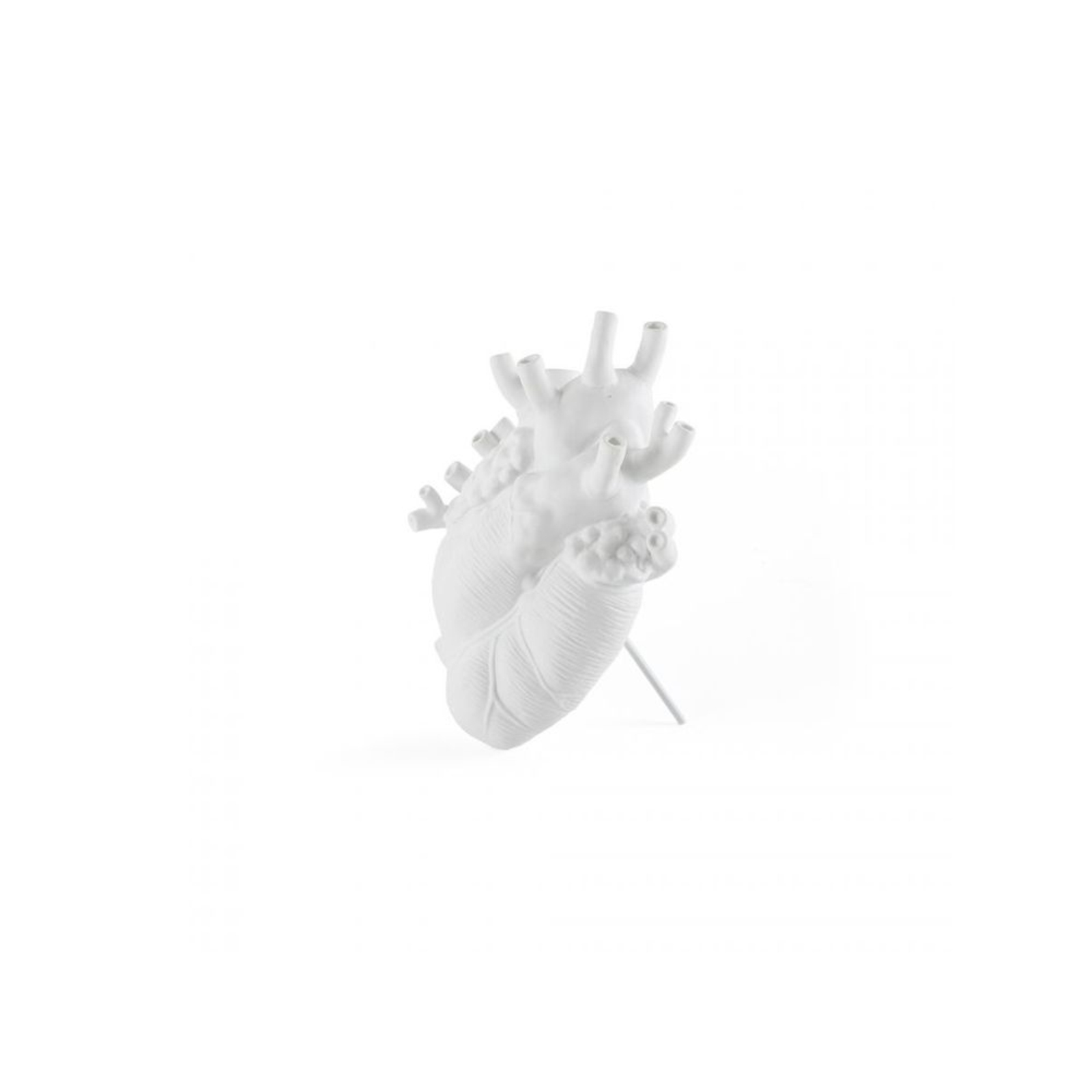 Love In Bloom Porcelain Heart Vase - Seletti