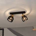 Stillington 1 ceiling light, 2-bulb