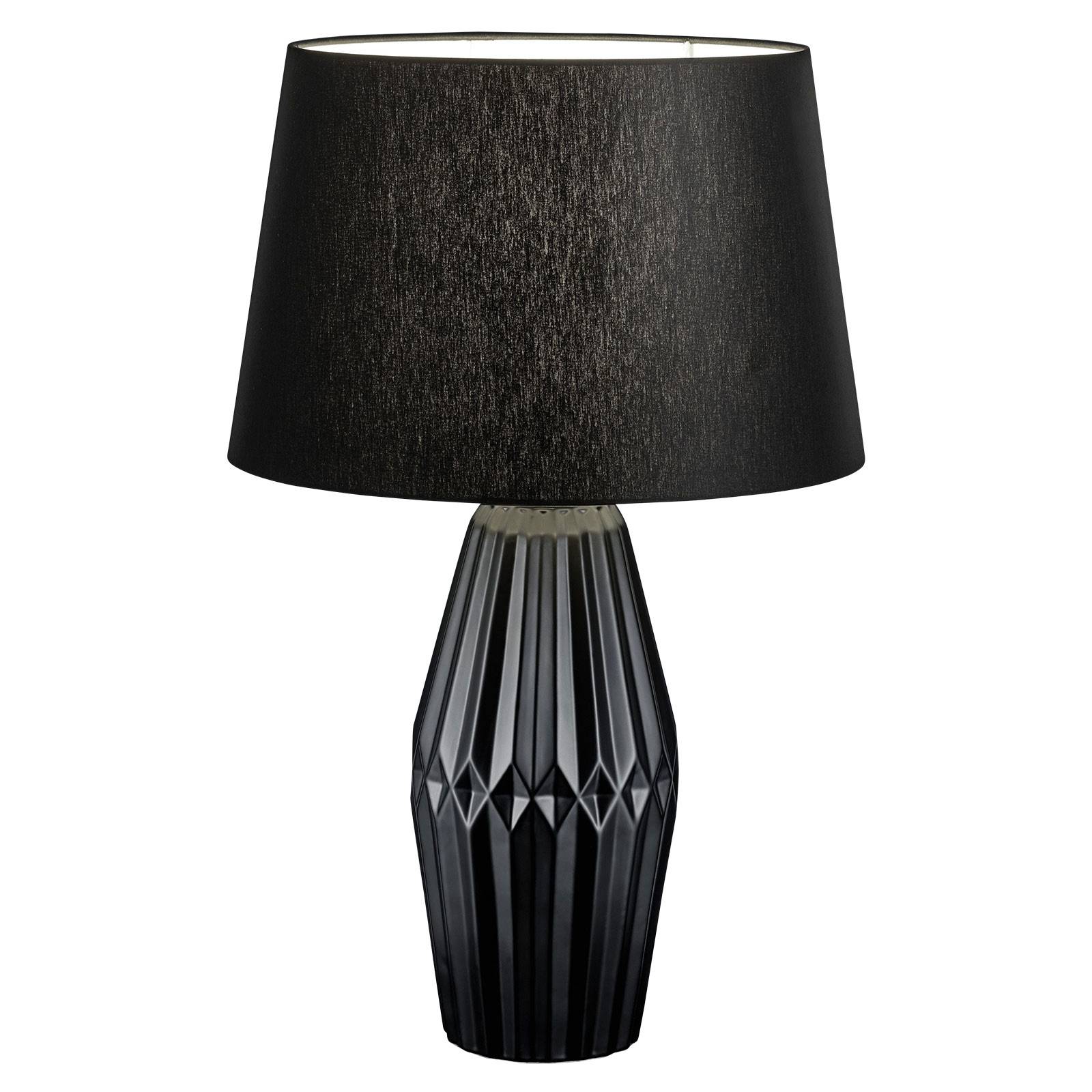 Lampe à poser Kera abat-jour tissu 58 cm