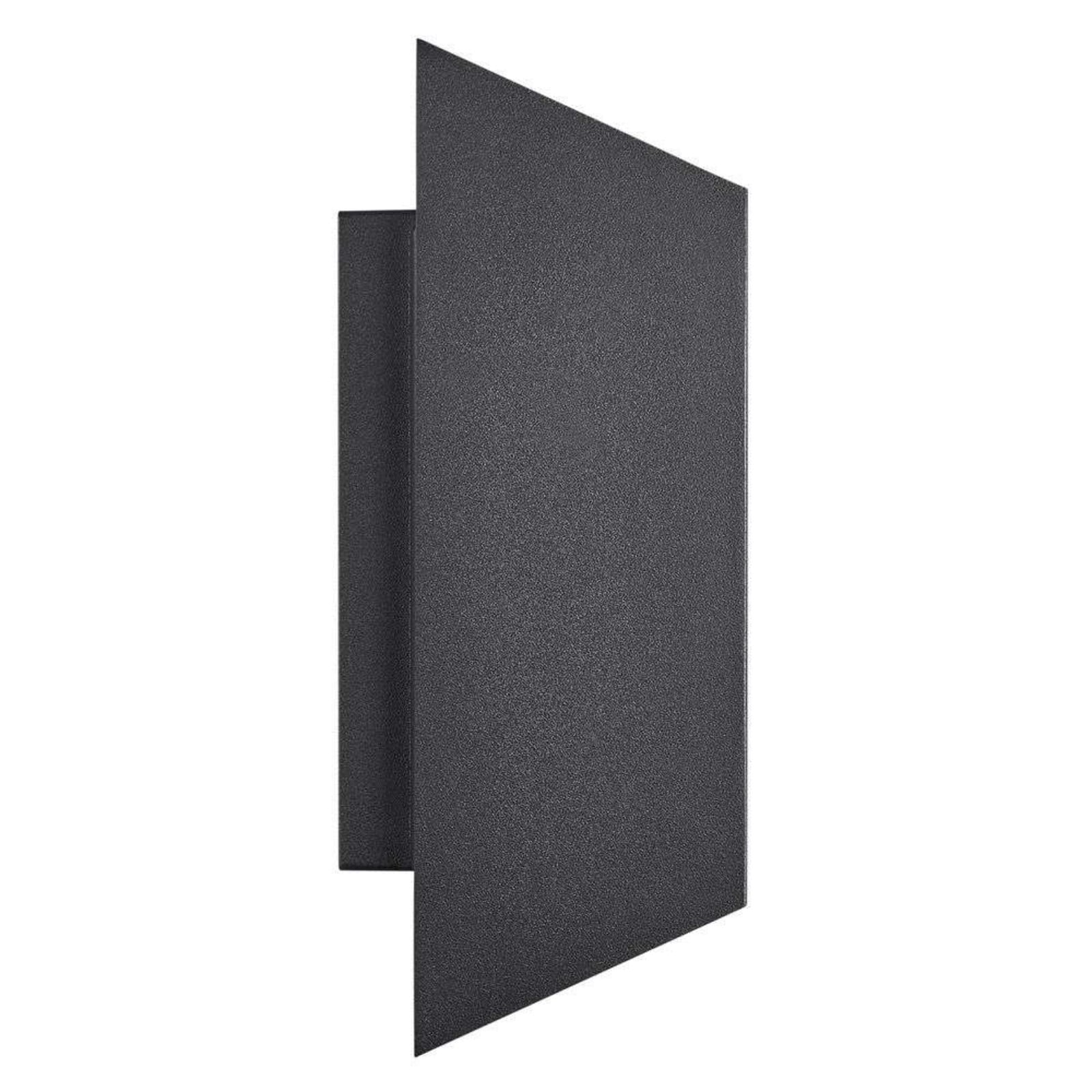 Nico Square 22 Utomhus V&auml;gglampa Black Nordlux - Terrass - Aluminium