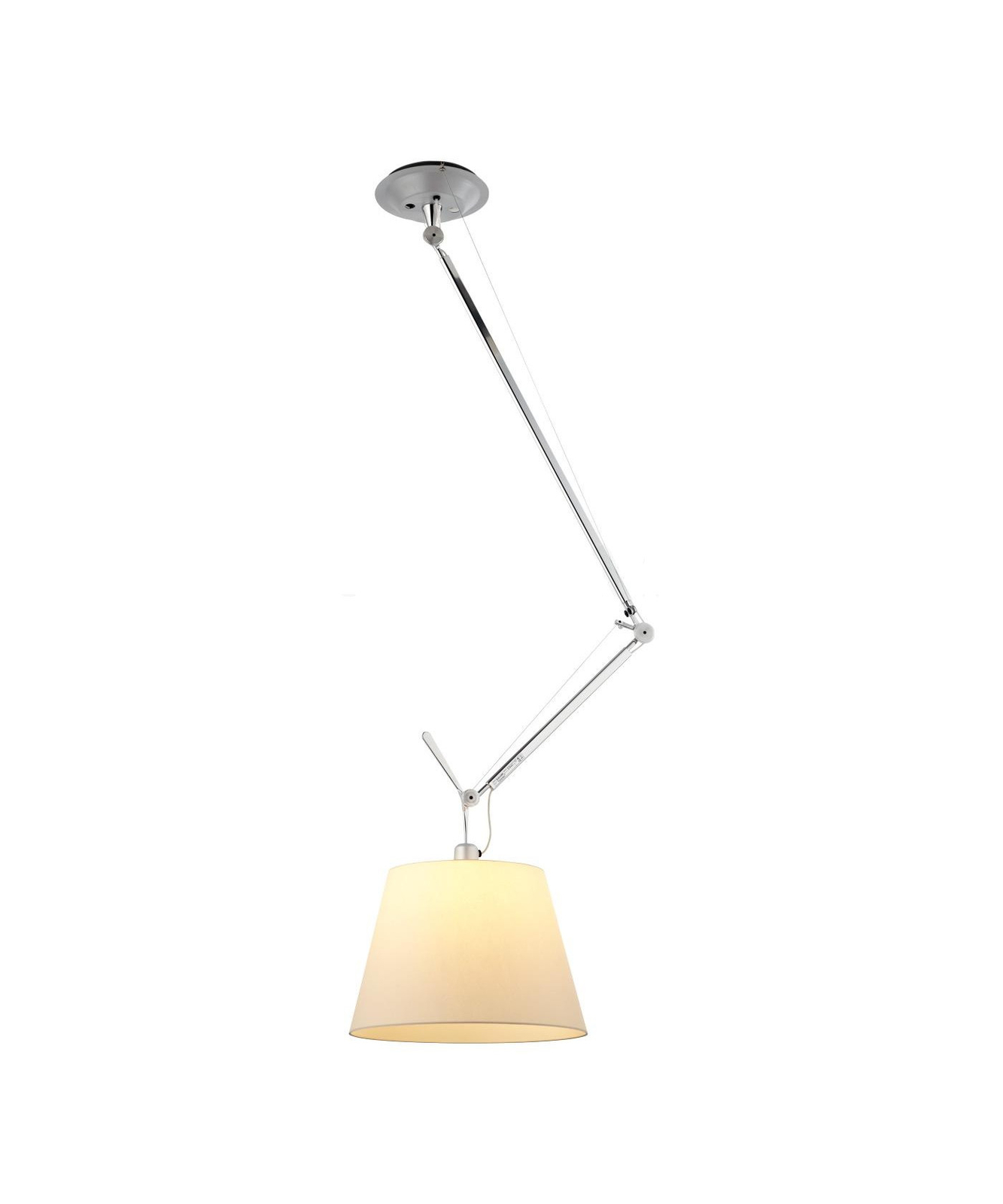 Tolomeo Decentrata Pendelleuchte Ø240 Pergament - Artemide