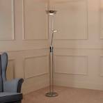 LED floor lamp Mother & Child, chrome, metal, reading lamp