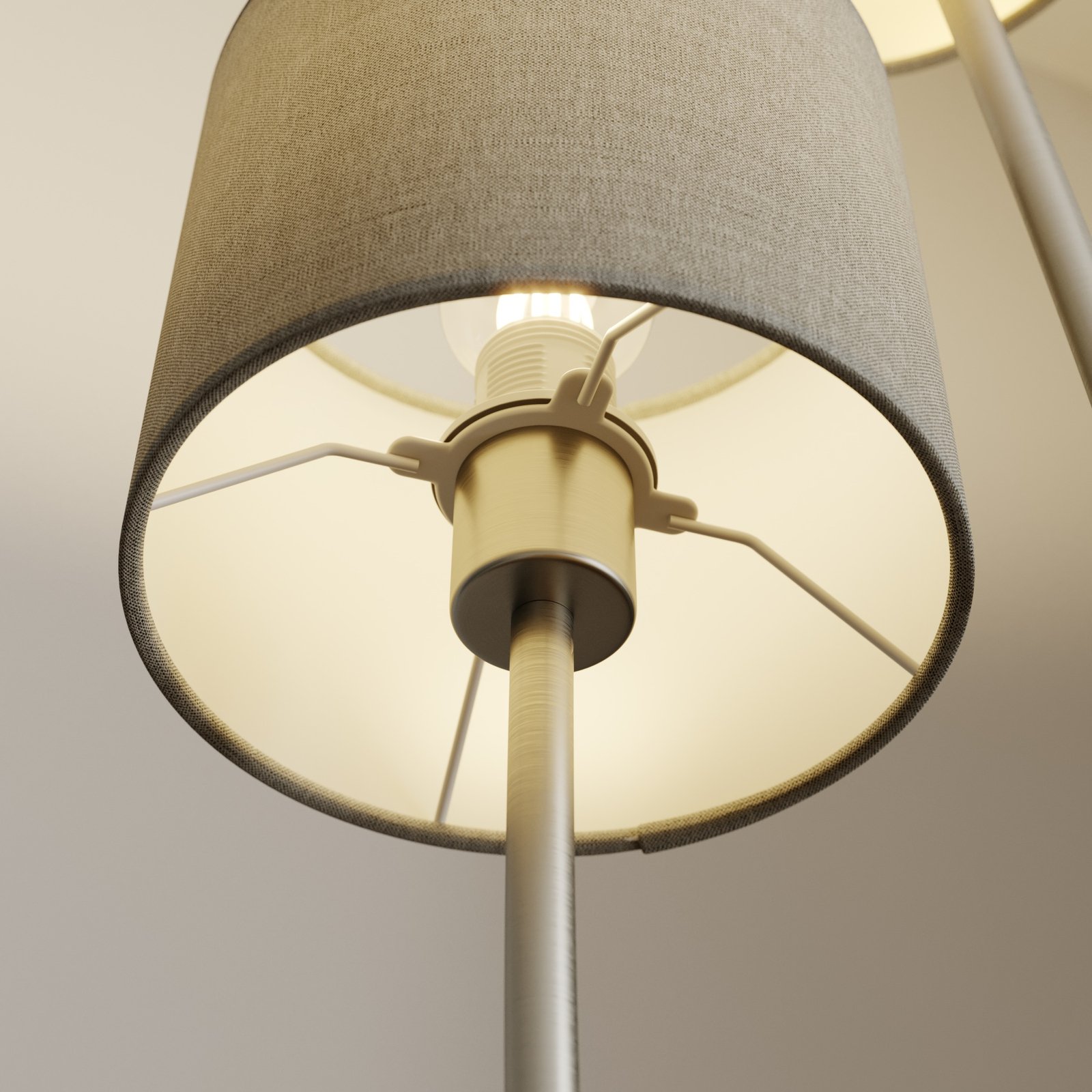 Juljana 2 Floor Lamp Taupe - Lucande