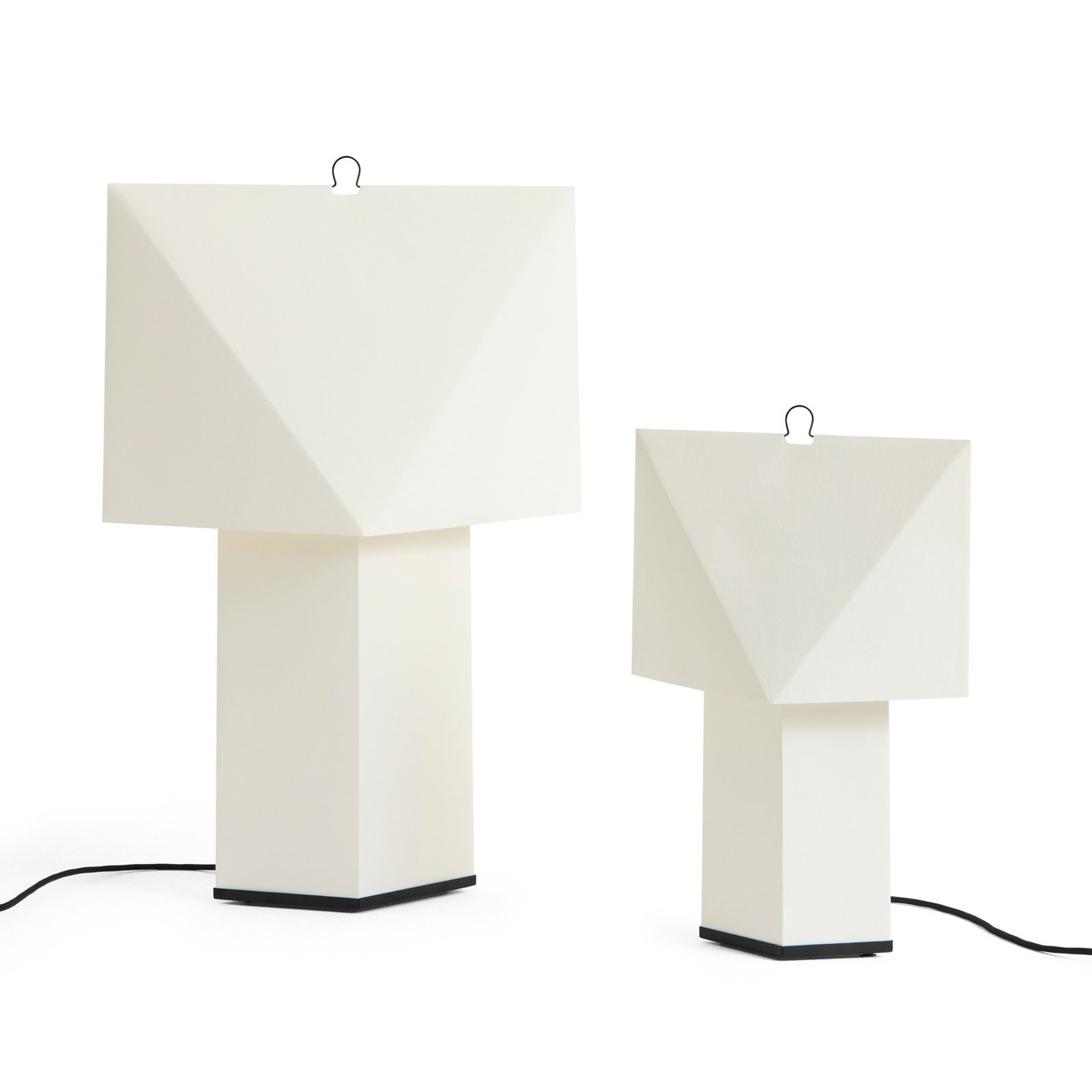 Aplat Tischlampe, Höhe 66 cm, weiß, Seidenpapier E14 - HAY