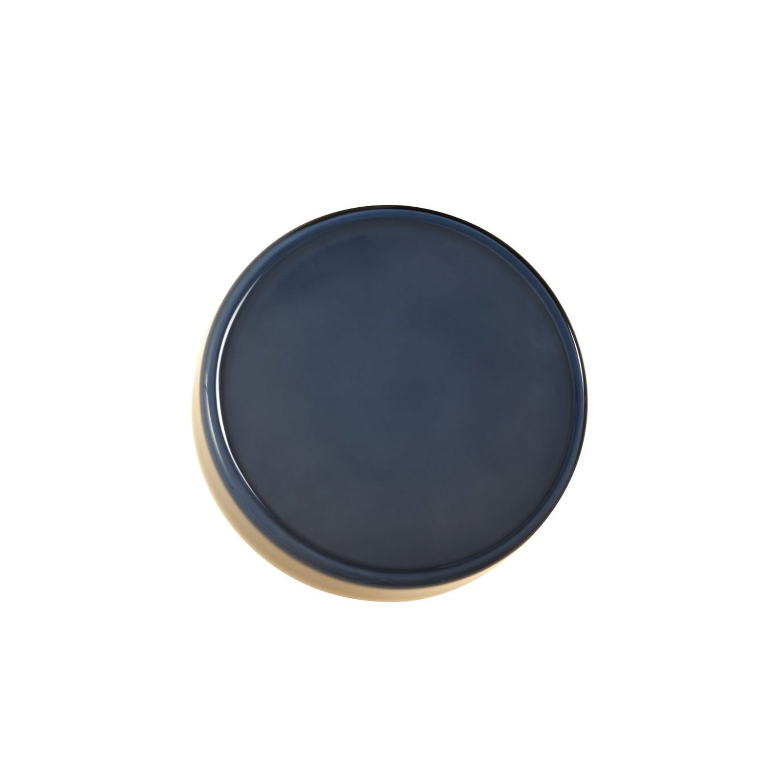 MARSET LED-vegglampe Caramel, blå, Ø 22 cm, TRIAC, glass