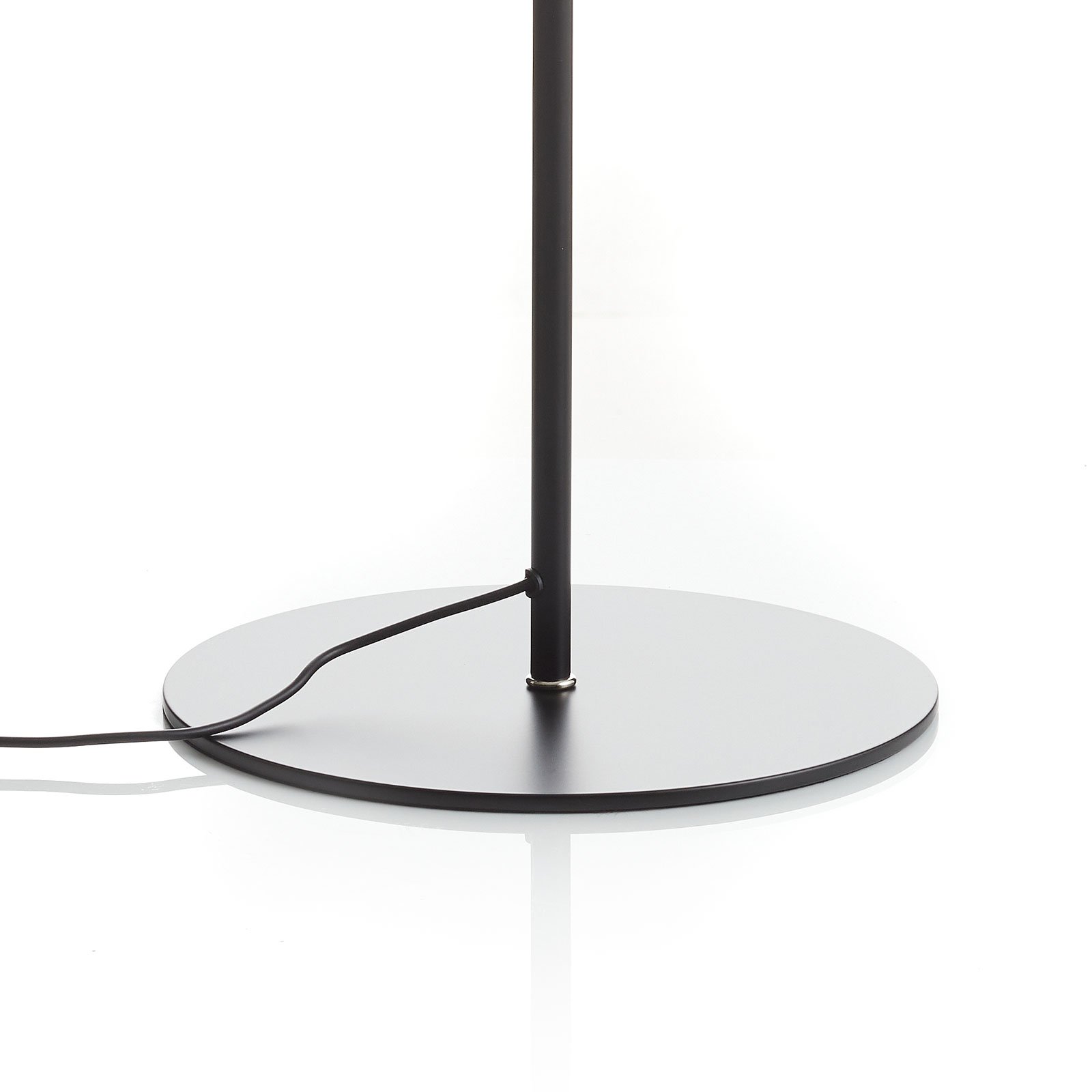 Lampa stojąca LED Raggio, 2-punktowa, czarna