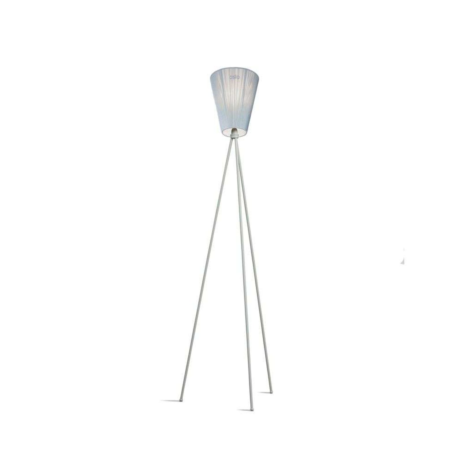 Oslo Wood Lampadar Light Grey/Light Blue - Northern