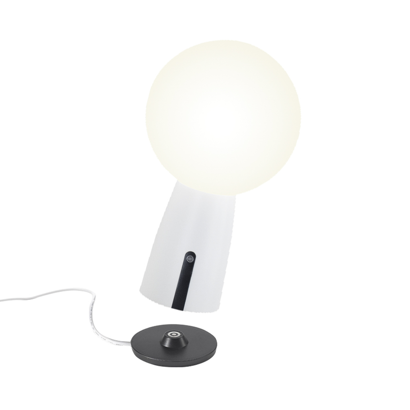 Zafferano Olimpia -akkupöytälamppu IP54 valkoinen