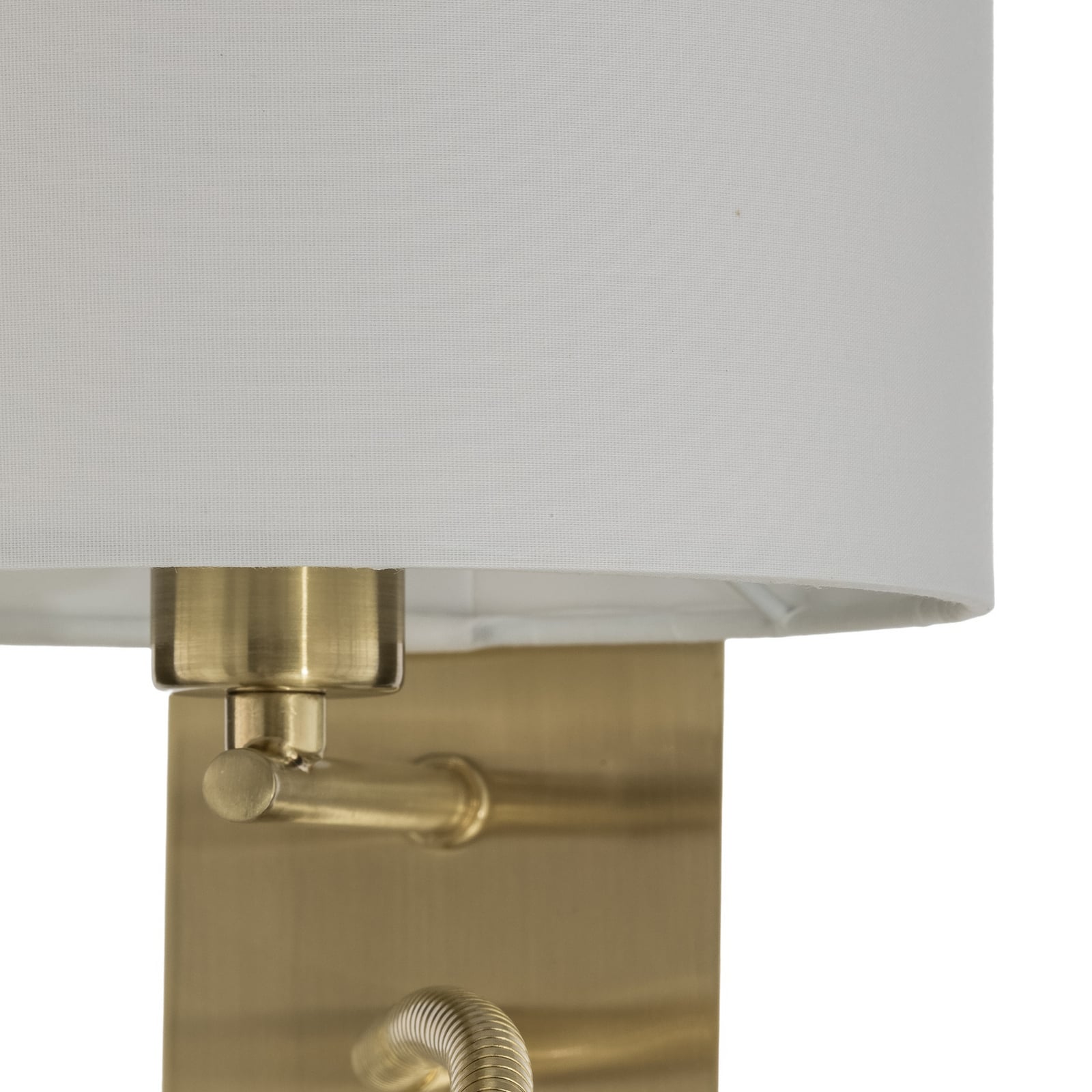 Florens Wall Lamp White/Brass - Lindby Florens Wall Lamp White/Brass - Lindby