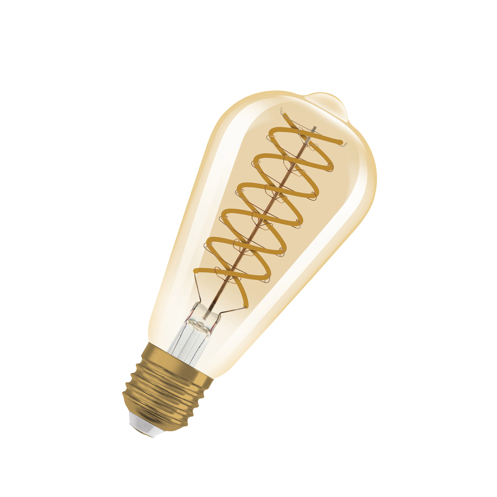 OSRAM LED Vintage 1906 Edison, goud, E27, 8,8 W, 824, dimbaar.